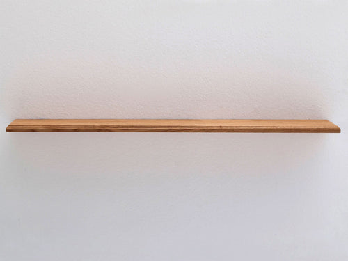 Bücherregal 125x25 cm Wandbord Wandregal Bücherbord Novara massiv