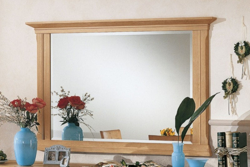 Wandspiegel Vienna 148 cm – Massivholz Pinie für Esszimmer
