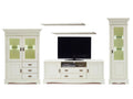 Wohnwand Wohnzimmer Schrank Set Padua 5-teilig B397xH204xT56cm massiv panna