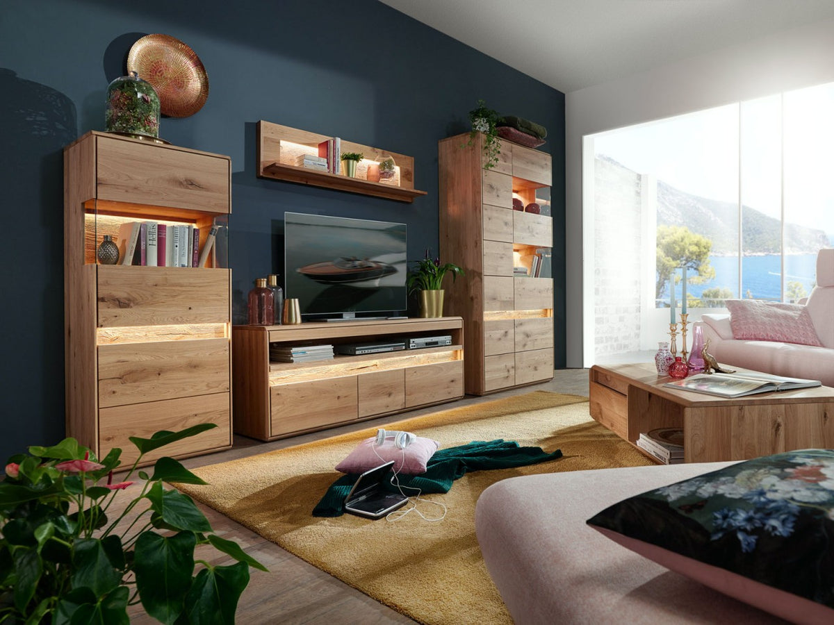 Couchtisch Massivholz B 110 x 70 cm Bergeiche Wildeiche massiv